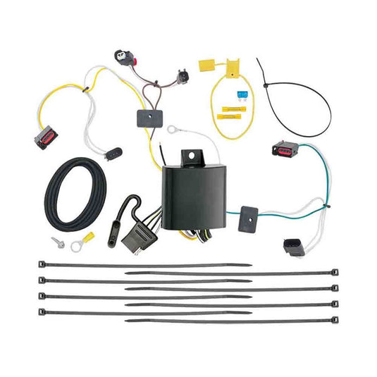 Rigid Hitch (R3-0129) Class III 2 Inch Receiver Trailer Hitch Bundle - Includes Ball Mount and Custom Wiring Harness fits 2014-21 Jeep Grand Cherokee (Except EcoDiesel) & 2022 Jeep Grand Cherokee WK