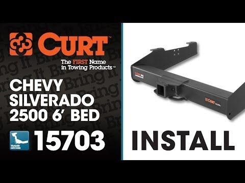 Commercial Duty Class V Hitch, 2-1/2" Receiver fits Select 2001-10 Silverado/Sierra 2500/3500HD