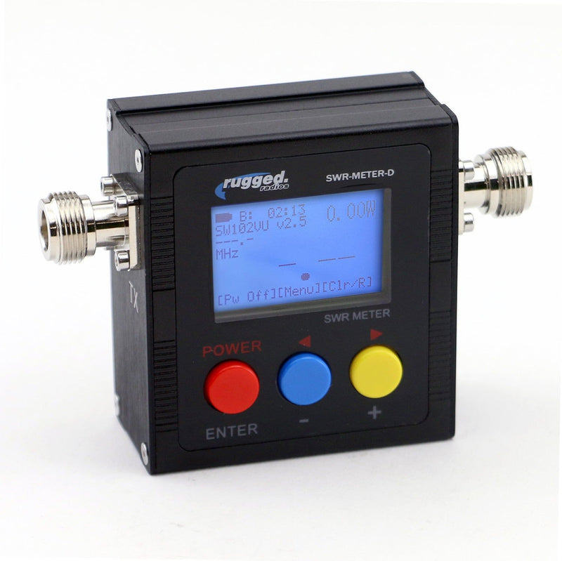 Load image into Gallery viewer, Rugged Radios SWR UHF &amp; VHF Antenna Power Meter with Cables SWR-METER-KIT
