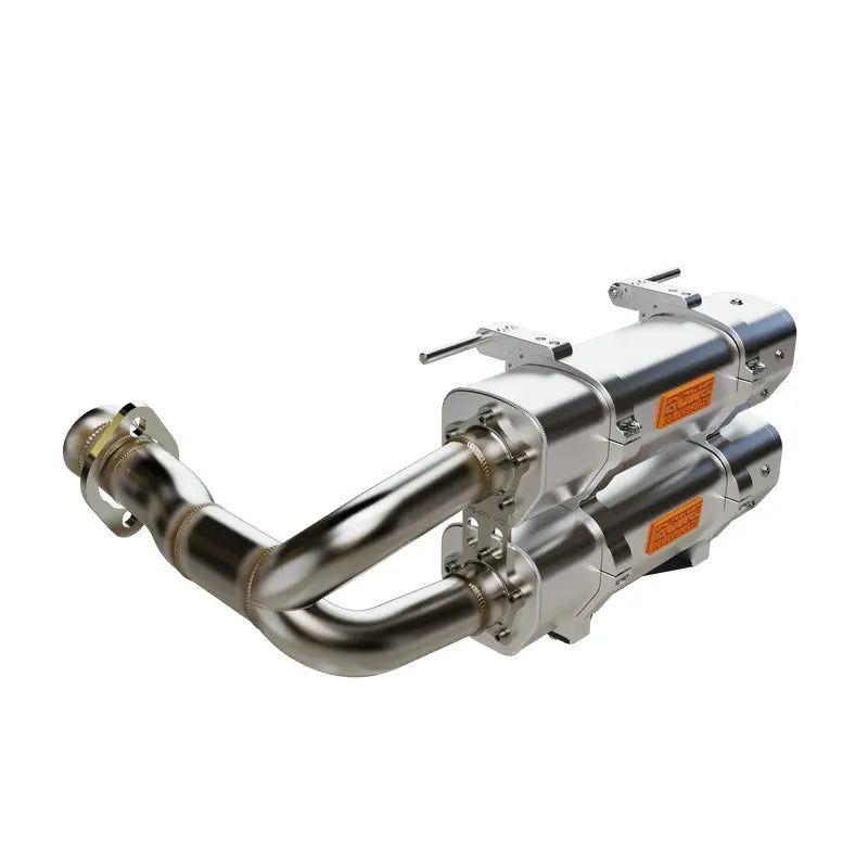 Load image into Gallery viewer, RJWC Dual Stacked Slip-On APX Exhaust For Segway Villain SX10 2022-2024
