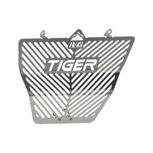 R&G Racing Stainless Steel Downpipe Grill For 2021-2024 Triumph Tiger 850 Sport