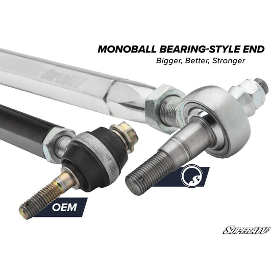 SuperATV Can-Am Defender HD10 XTP 2018-2019 RackBoss 2.0 Steel Bar Tie Rod Kit TRRA-CA-DEF2M16-02