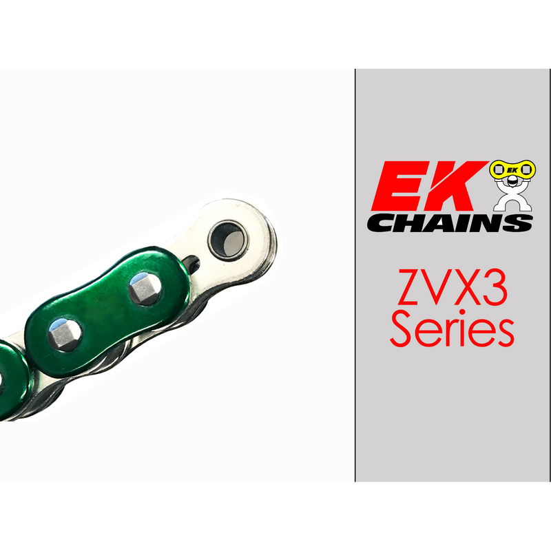 Load image into Gallery viewer, EK 530-ZVX3 Motorcycle Drive Chain (Specify Links and Color) Rivet Master Link
