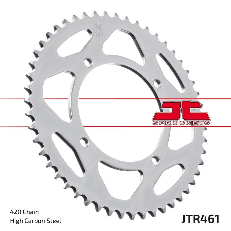Load image into Gallery viewer, JT Sprockets Rear Steel Sprocket 54 Tooth 54T 420 Chain JTR461.54
