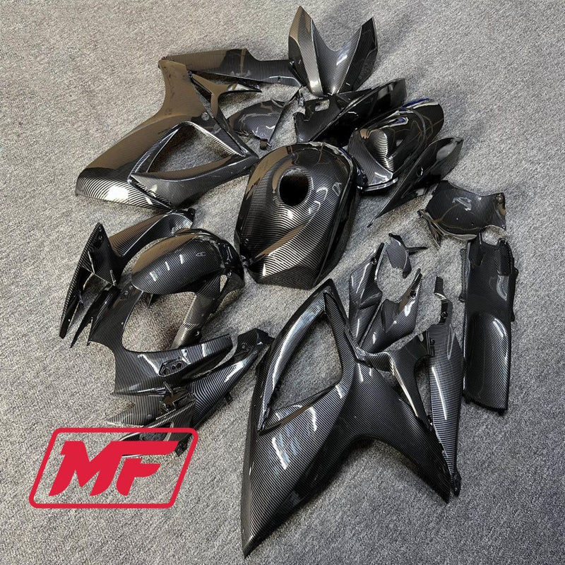Load image into Gallery viewer, Monster Fairings Full Kit Suzuki GSXR600-750 06-07 Carbon Fiber Style + Windshield + Gas Tank Cover
