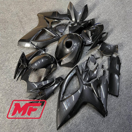 Monster Fairings Full Kit Suzuki GSXR600-750 06-07 Carbon Fiber Style + Windshield + Gas Tank Cover