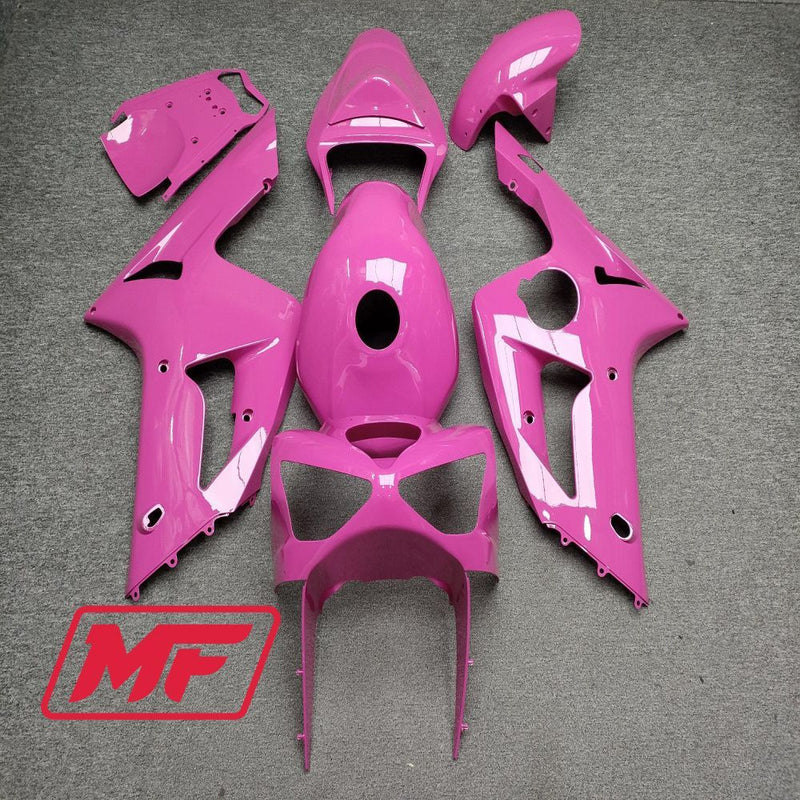 Load image into Gallery viewer, Monster Fairings Full Kit Kawasaki ZX-6R 03-04 Gloss Pink + Windshield + Gas Tank Cover
