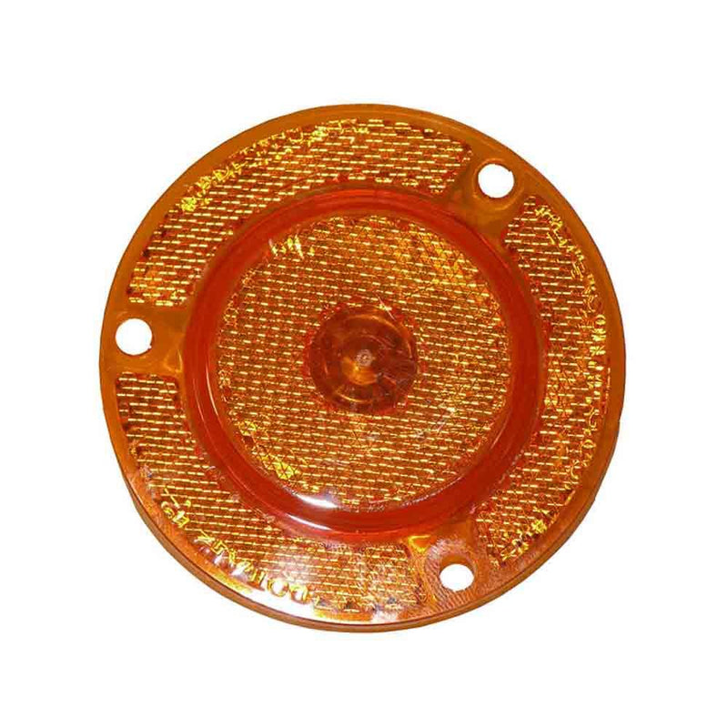 Load image into Gallery viewer, 2 Inch Amber Clearance/Marker Light with Integral Reflex
