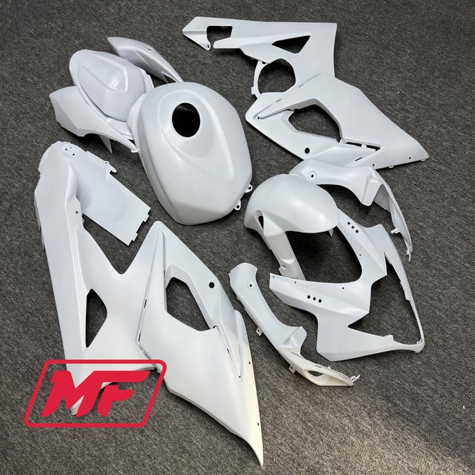 Monster Fairings Full Kit Suzuki GSXR1000 05-06 Matte White + Windshield + Gas Tank Cover