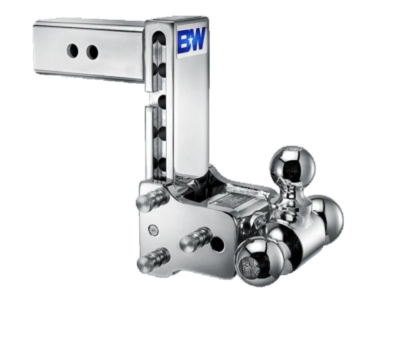 Load image into Gallery viewer, Tow &amp; Stow Chrome Tri-Ball Ball Mount for 2-1/2" Receivers - 7" Drop, 1-7/8", 2" and 2-5/16" Hitch Balls
