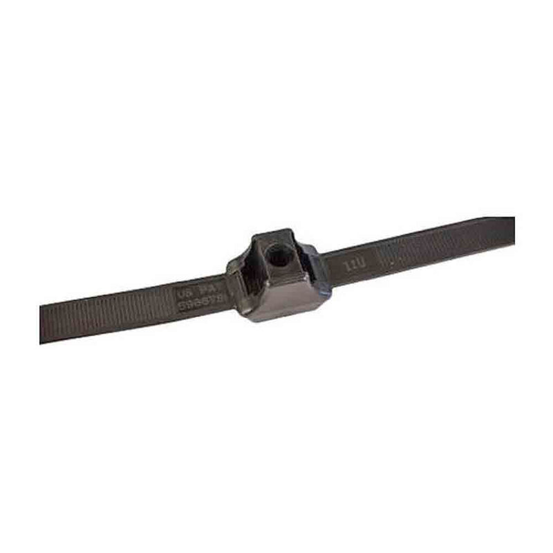 Load image into Gallery viewer, Dual Clamp Releasable Cable Ties - 19&quot; x 1/2&quot; - 10-Pack, Black
