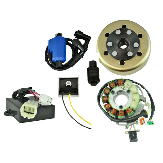 RMStator Stator Kit With Flywheel CDI Box And Ignition Coil And Puller Tool
