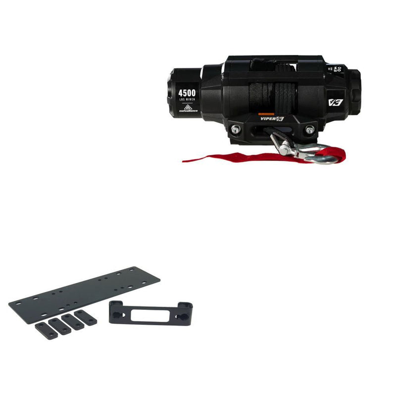 Load image into Gallery viewer, Viper 4500lbs V3 Winch Black Rope With Mount For Honda Pioneer 1000 2016-2021
