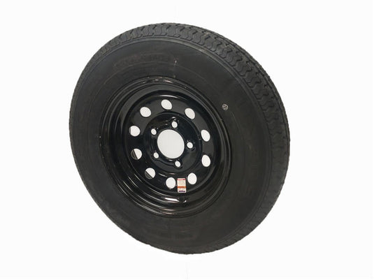 13 inch Trailer Tire and Modular Wheel Assembly - 5 x 4.5 Bolt Pattern - ST175/80R