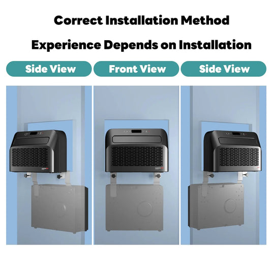 Fogatti InstaCool Go Portable Window Air Conditioner, 6500 BTU Mini Split, U Shaped