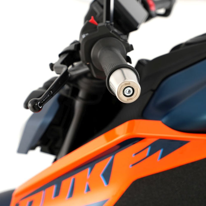 R&G Racing Stainless Steel Bar Ends For 2024-2025 KTM 125 Duke