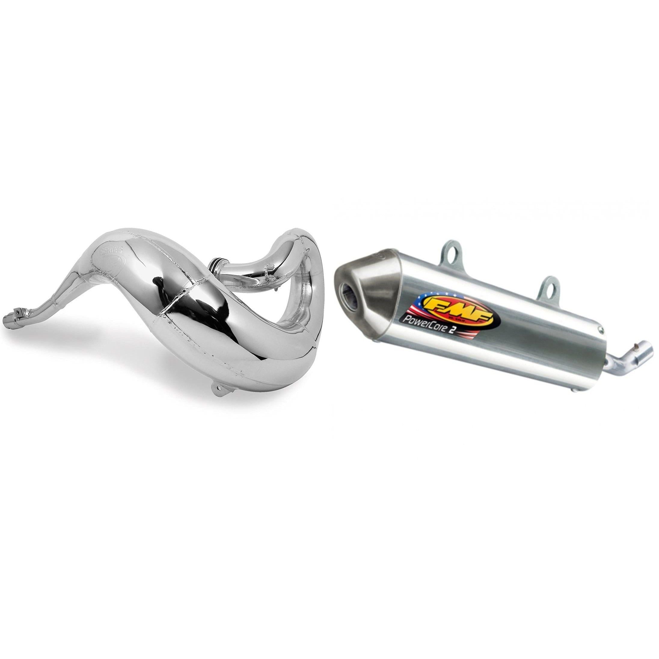 Fatty Exhaust Pipe & Powercore 2 Silencer for HONDA CR250R 1997-1999