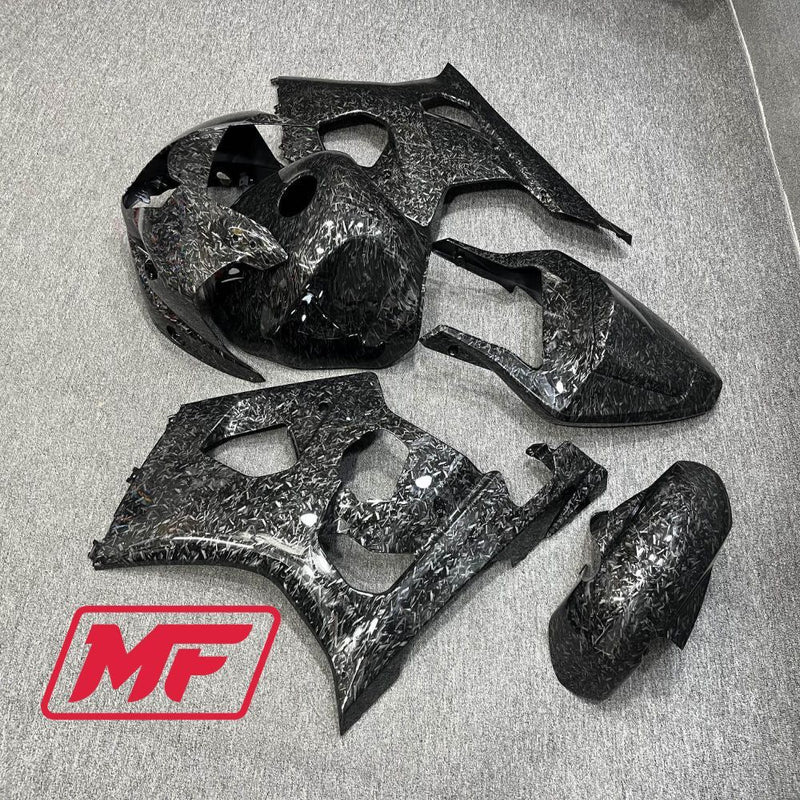 Load image into Gallery viewer, Monster Fairings Full Kit Suzuki GSXR1000 03-04 Forged Carbon Fiber Style + Windshield + Gas Tank Cover
