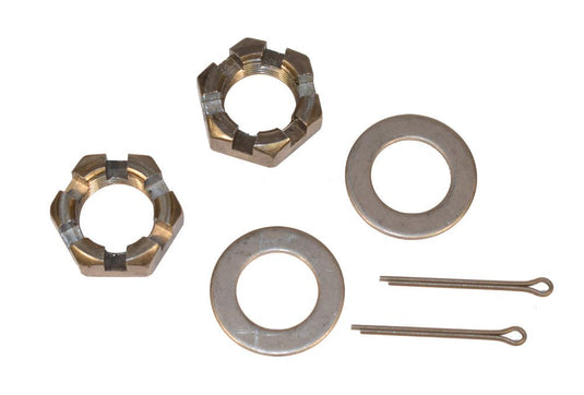 Trailer Nut Kit - 1 Inch I.D. x 14 N.F. Threads (Pair)