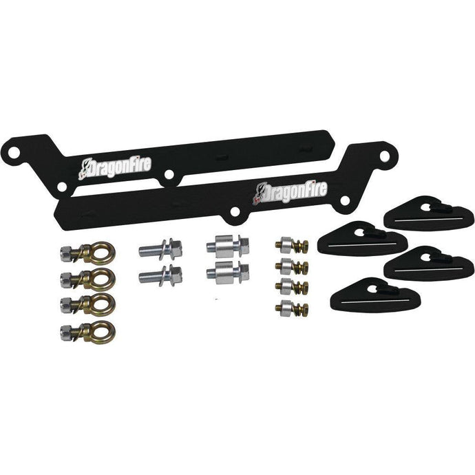 DragonFire Racing Harness Anchors Black - 14-4000