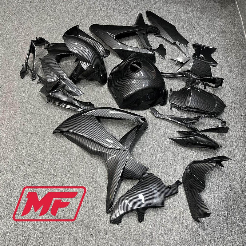 Load image into Gallery viewer, Monster Fairings Full Kit Suzuki GSXR600-750 08-10 Carbon Fiber Style + Windshield + Gas Tank Cover
