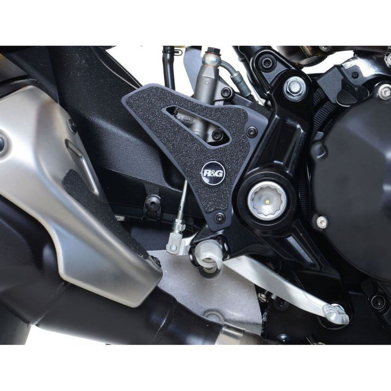 Load image into Gallery viewer, R&amp;G Racing Black Boot Guard Kit For 2016-2019 Ducati Monster 1200 R EZBG207BL
