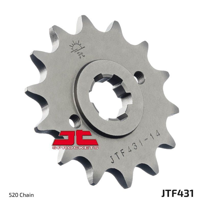 Load image into Gallery viewer, JT Sprockets Front Steel Countershaft Sprocket 13 Tooth 13T 520 Chain JTF431.13
