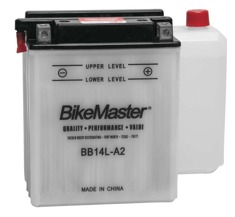 Load image into Gallery viewer, BikeMaster Performance Conventional Battery For Yamaha TX650 1974 White
