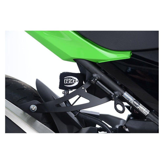 R&G Racing Black Exhaust Hanger For 2018-2024 Kawasaki Ninja 250