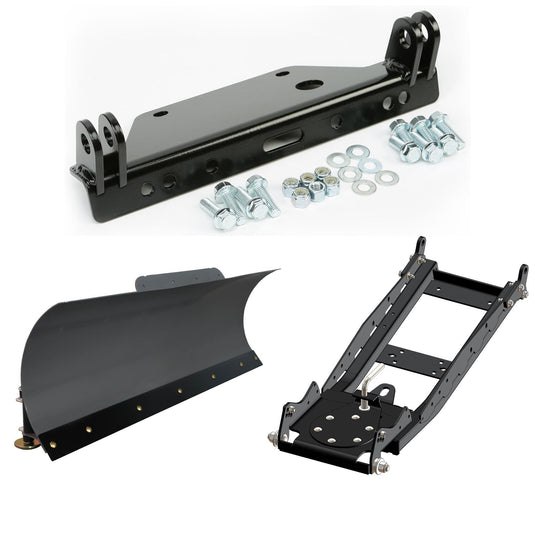 KFI UTV Snow Plow Kit With Glacier Adapter For Kawasaki Mule 4010 KAF620R 4x4 Trans 2009-2025