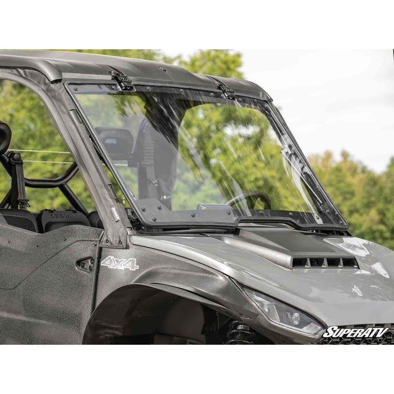 Load image into Gallery viewer, SuperATV Segway Fugleman UT10 Scratch-Resistant Flip Windshield FWS-SW-FMNUT10-70
