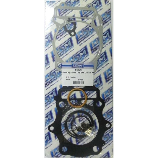 WSM Top End Gasket Kit For Suzuki 400 King Quad 08-22 29-420