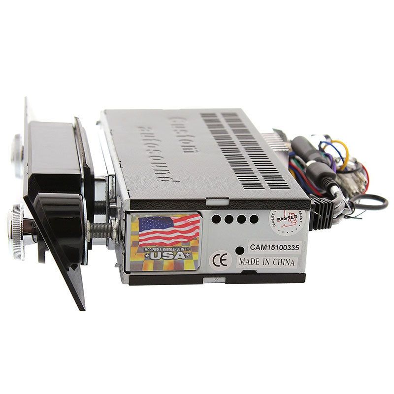 Custom Autosound 1967 Firebird Classic Car Stereo With Walnut Bezel CAM-CAF-630