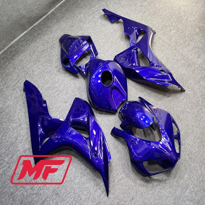 Monster Fairings Full Kit Honda CBR1000RR 06-07 Solid Blue + Windshield + Gas Tank Cover
