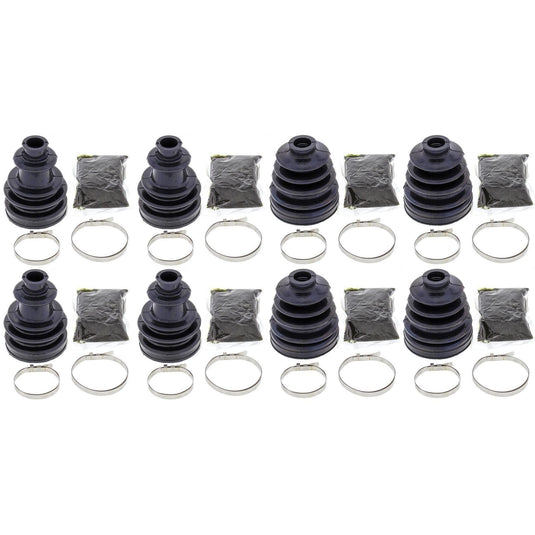 Complete Front & Rear Inner & Outer CV Boot Repair Kit LSV ELECTRIC 4X4 11-12