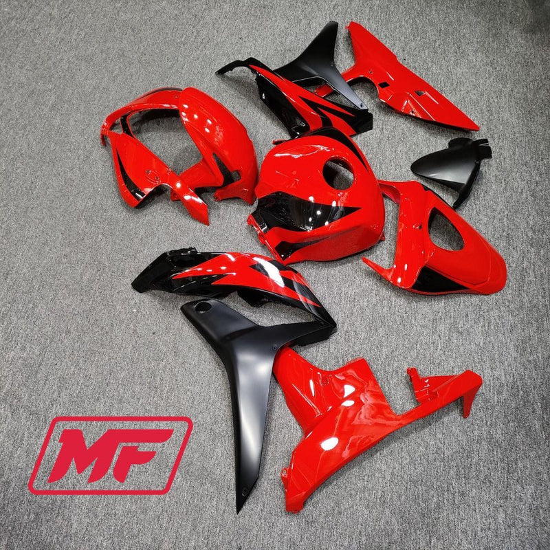 Load image into Gallery viewer, Monster Fairings Full Kit Honda CBR600RR 07-08 OEM Style Red + Windshield + Gas Tank Cover
