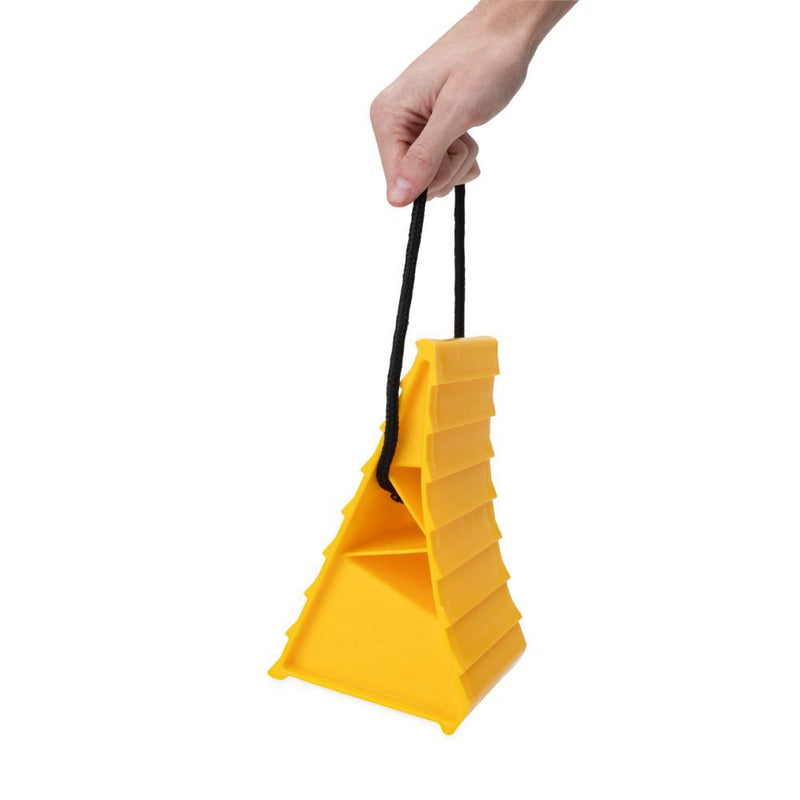 Load image into Gallery viewer, Wheel Chock with Rope Handle, Yellow
