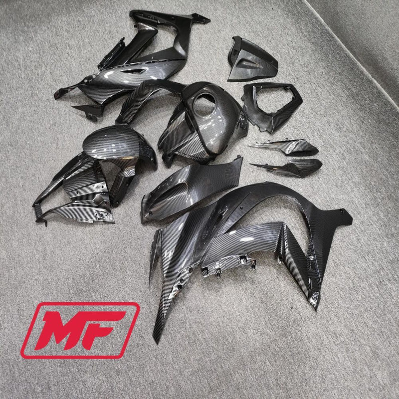 Load image into Gallery viewer, Monster Fairings Full Kit Kawasaki ZX-10R 11-15 Carbon Fiber Style + Windshield + Gas Tank Cover
