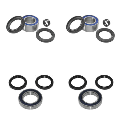 QUADBOSS Front and Rear Wheel Bearing Kits for Suzuki LTA-750XP King Quad 2015