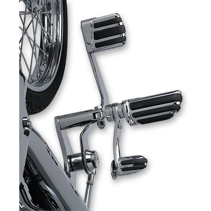 KURYAKYN CHROME PILOT BRAKE PEDAL PAD FOR 1984-2017 HARLEY FX, XG MODELS EA 4429