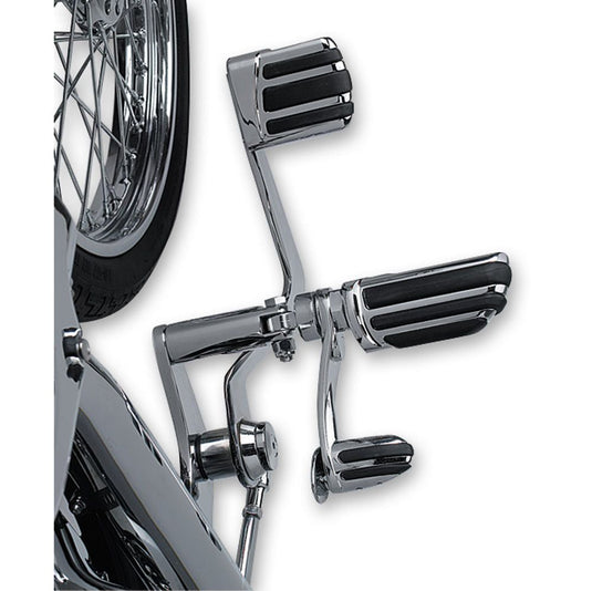 KURYAKYN CHROME PILOT BRAKE PEDAL PAD FOR 1984-2017 HARLEY FX, XG MODELS EA 4429