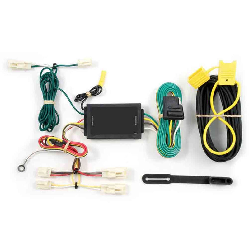 Load image into Gallery viewer, Curt T-Connector with Powered Tail Light Converter Custom Wiring, 4-Flat fits Select Mazda 3, 6, Toyota Camry, Corolla, FJ Cruiser (Replaced RE-62200)

