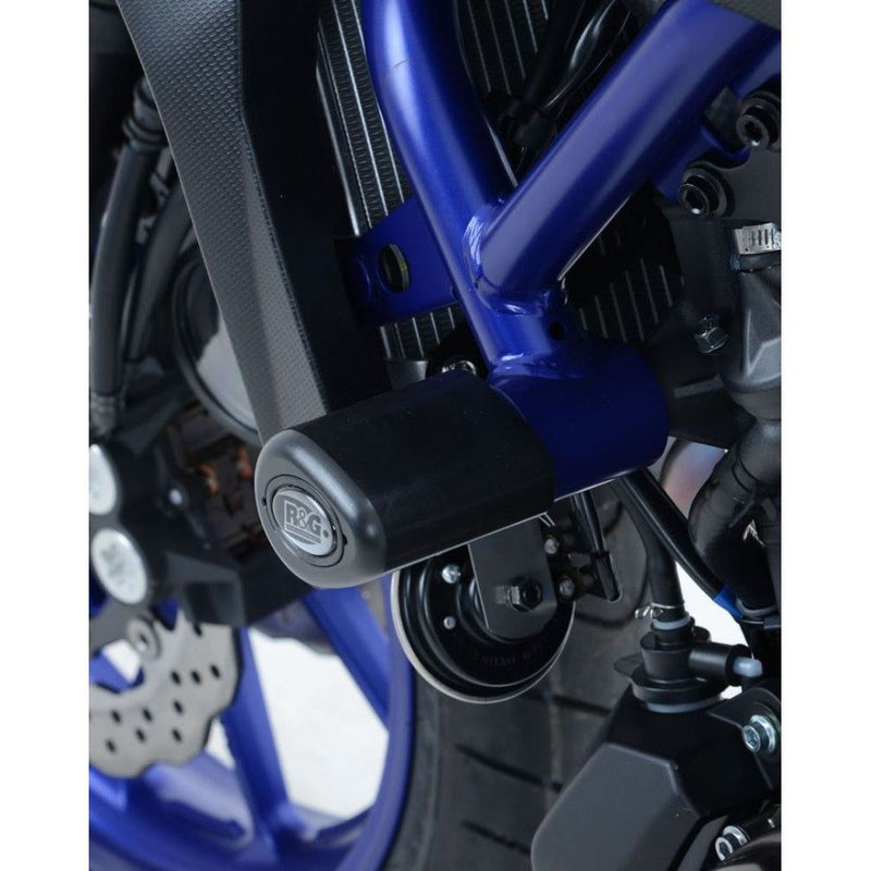 Load image into Gallery viewer, R&amp;G Racing Black Aero Style Crash Protectors For 2014-2024 Yamaha MT-07 FZ-07
