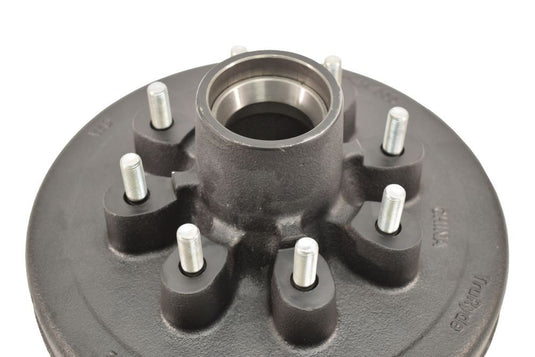 Trailer Hub And Drum, 8 On 6-1/2