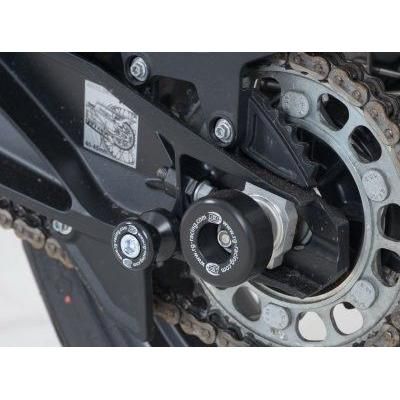 Load image into Gallery viewer, R&amp;G Racing Black Swingarm Protectors SP0048BK
