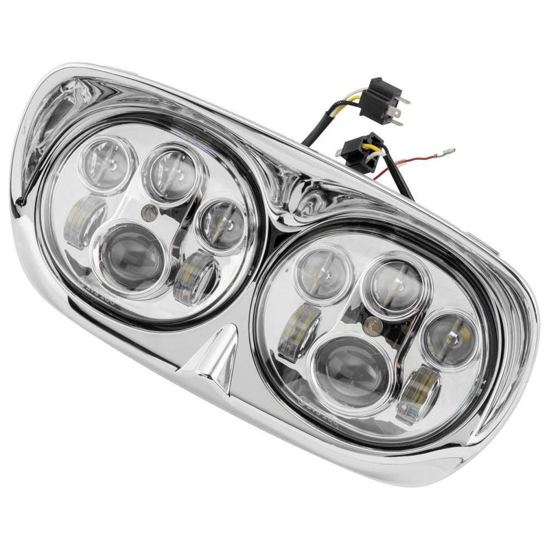 Load image into Gallery viewer, Letric Lighting Headlights For Road Glide Dual Chrome
