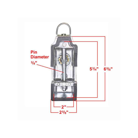 Keyed Alike Trailer Door Shackle Lock