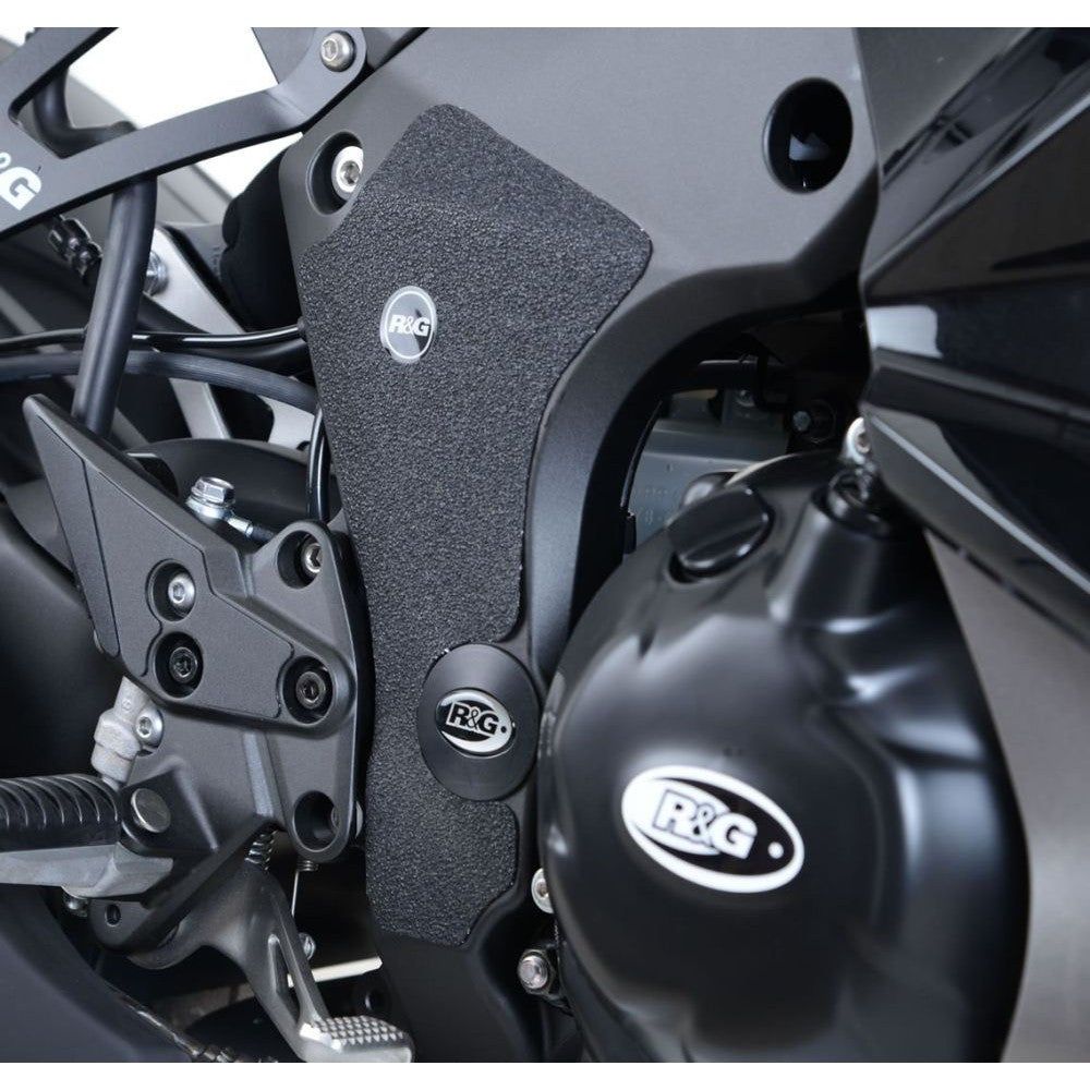 R&G Racing Black Boot Guard Kit For 2020-2024 Kawasaki Ninja 1000SX ZX1000