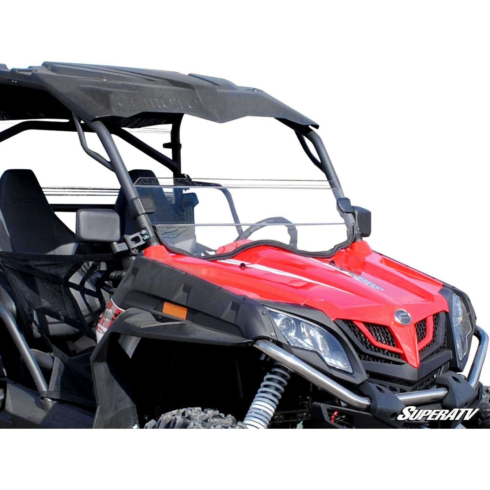 SuperATV CFMOTO ZForce 500 Scratch-Resistant Half Windshield HWS-CF-ZF800EX-70