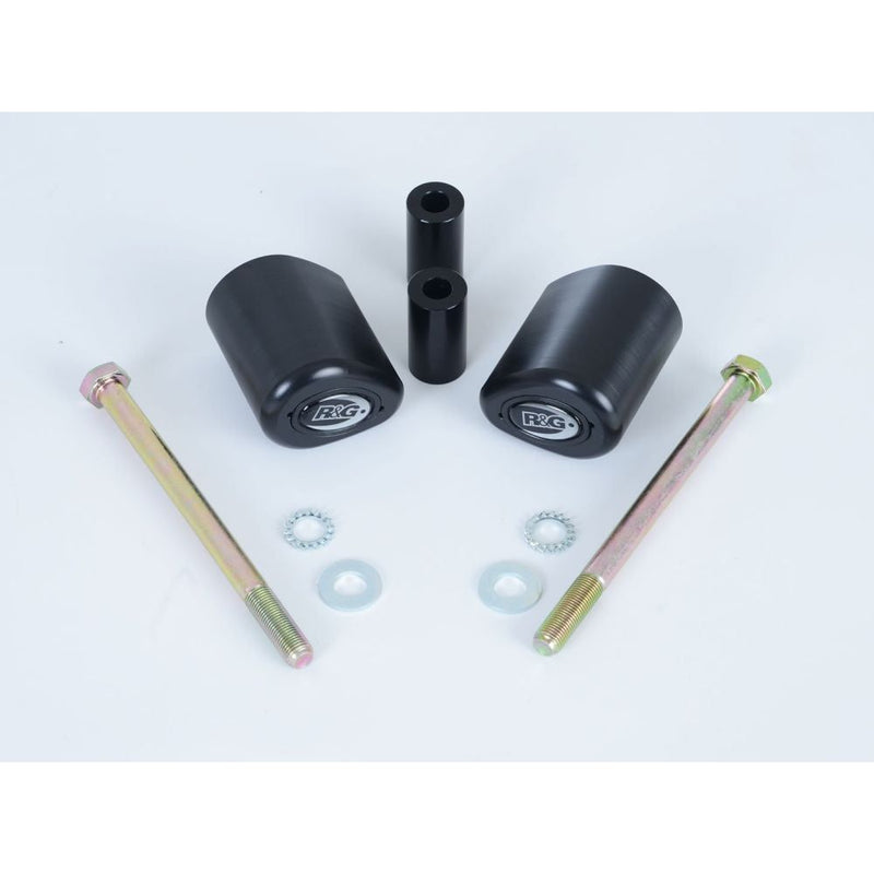 Load image into Gallery viewer, R&amp;G Racing Black Aero Style Crash Protection Bobbins For 2011-2012 Triumph Speed Triple
